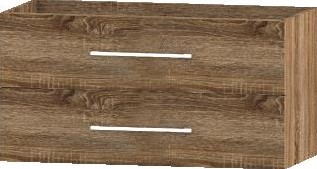 WAVEDESIGN BADMEUBELKAST SAN MARINO WASTAFELONDERBOUWKAST 100 CM 2 LADEN SOFTCLOSE SONOMA BROWN 5821149561