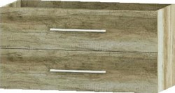 WAVEDESIGN BADMEUBELKAST SAN MARINO WASTAFELONDERBOUWKAST 100 CM 2 LADEN SOFTCLOSE CANYON OAK 5821149562