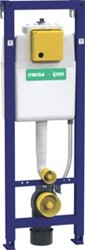 WISA IPEE XS INBOUWRESERVOIR MET FRAME STAAL (HXBXD) 1180 1380X380X140 200MM OPPERVLAKTEBESCHERMING GECOAT IN DIEPTE VERSTELBAAR VERSTELBARE HOOGTE SPOELRESERVOIR KUNSTSTOF CONSTRUCTIE  8050452734
