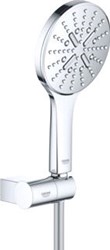 GROHE RAINSHOWER SMARTACTIVE HANDDOUCHE BADSET 130MM KOP VERSTELBAAR 3X STRAALSOORT ANTIKALKSYSTEEM MET DOUCHESLANG CHROOM 26580000