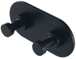 GEESA NEMOX BRUSHED BLACK HANDOEKHAAK 3X2X2CM ZWART 91651309