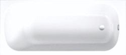 BETTE LIGBAD BETTEFORM 1400X700X420 MM WIT GEGLAZUURD TITANIUM-STAAL 2940-000