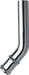 DURAVIT DIVERS ARCHITEC MUURBUIS 5/4 MET BOCHT 32MM CHROOM 0050251000