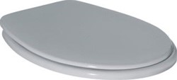 IDEAL STANDARD CONTOUR 21 CLOSETZITTING MET DEKSEL MET DOORLOPENDE SCHARNIERPEN WIT K792701