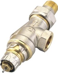 DANFOSS THERMOSTATISCHE RADIATORAFSLUITER HAAKS VERKEERD 3/8 KVS = 0,57 M3/H RA-UN10 013G3041