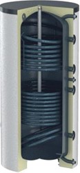 FLAMCO DUO BOILER INDIRECT GESTOOKT 500L MAX. CAP.45.2KW SPIRAAL STAAL HXBXD 1830X750X750MM EFFICIËNTIEKLASSE C 18239
