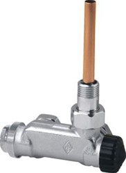 HEIMEIER E-Z ONDERBLOK 1-P HAAKS DN15 MET INJECTIEBUIS 3877-02.000