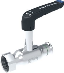 VSH XPRESS FULLFLOW RVS KOGELAFSLUITER VERLENGDE SPINDEL MET WARTEL FF 22XG3/4 (DN20) 2020001411
