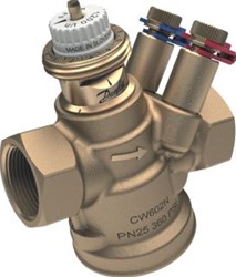 DANFOSS DRUKGECOMPENSEERDE REGELAFSLUITER AB-QM 75X83-3MM HUIS MESSING 003Z8301