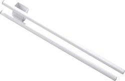 STELRAD HANDDOEKBAR RECHT WIT T20-21 L0300 T11602103