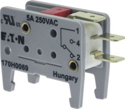 EATON MICROSWITCH K1 5A 250V UR MICROSCHAKELAAR HOGE SNELHEID 5 A AC 250 V LV IEC TYPE K INDICATOR 6,3 X 0,8 SLEUFAFMETINGEN