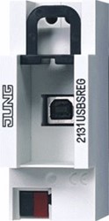 JUNG KNX USB DATA-AANSLUITING DIN-RAIL SECURE 2131USBSREG
