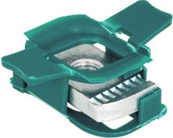 WALRAVEN BIS RAPIDSTRUT EV VLEUGELSCHUIFMOER AANSLUITMOER M10 VERZINKT STAAL/PP (VOOR BEVESTIGING AAN STRUT-RAIL) 6518610