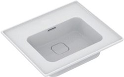 IDEAL STANDARD STRADA II WASTAFEL 54 CM ZONDER KRAANGAT MET OVERLOOP WIT IDEALPLUS T3632MA