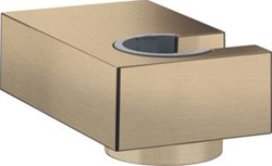HANSGROHE PORTER E WANDHOUDER METAAL MET VASTE BEVESTIGINGSPOSITIE BRUSHED BRONZE 28387140
