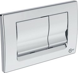 IDEAL STANDARD SOLEA M1 BEDIENINGSPANEEL DUALFLUSH CHROOM R0108AA
