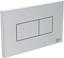 IDEAL STANDARD SOLEA P2 BEDIENINGSPANEEL DUALFLUSH CHROOM R0110AA