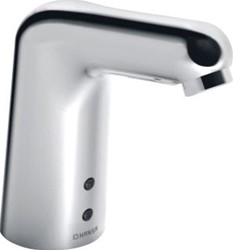 HANSA MEDIPRO 1-GATS ELEKTRONISCHE WASTAFELKRAAN MET INFRAROOD NETVOEDING 12V KOUD/VOORGEMENGD WATER CHROOM 5672029 05672029