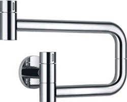 DORNBRACHT TAPKRAAN VOORSPRONG UITLOOP 500MM BED HAND M/GREEP WAND 30805875-00