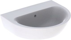 GEBERIT RENOVA WASTAFEL ROND 1X WASKOM OVERLOOP KERAMIEK VUILAFSTOTEND 550 X 450 X 188MM (BXDXH) WIT 500.579.01.8
