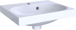GEBERIT ACANTO FONTEIN 1X WASKOM KRAANGAT MIDDEN OVERLOOP KERAMIEK VUILAFSTOTEND 450 X 382 X 168MM (BXDXH) WIT 500.636.01.8