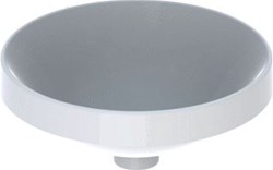 GEBERIT VARIFORM WASTAFEL ROND OPBOUW 1X WASKOM KERAMIEK VUILAFSTOTEND 400 X 400 X 178MM (BXDXH) WIT 500.702.00.2