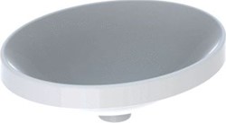 GEBERIT VARIFORM WASTAFEL OVAAL OPBOUW 1X WASKOM KERAMIEK 500 X 400 X 178MM (BXDXH) WIT 500.710.01.2