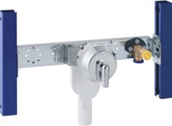 GEBERIT DUOFIX AANSLUITPLAAT WASMACHINEKRAAN OPBOUW MET INBOUWSIFON 111.778.00.1
