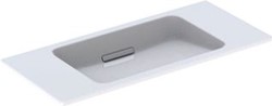 GEBERIT ONE WASTAFEL ZWEVEND DESIGN 90 CM WIT GLANSCHROOM HORIZONTALE AFVOER 500.390.01.1