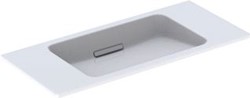 GEBERIT ONE WASTAFEL ZWEVEND DESIGN 90CM WIT WIT HOOGGLANS HORIZONTALE AFVOER 500.390.01.3