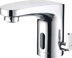 SCHELL MODUS TREND ELEKTRONISCHELL WASTAFELKRAAN E HD-M MENGWATER. BATTERIJVOEDING MET EXTERN BATTERIJVAK EN 4XAA ALKALINE BATTERIJEN 021700699