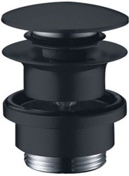 HANSGROHE AFVOERPUSH-OPEN DN32 MAT ZWART 50100670