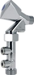 WATTS TAPKRAAN CHROOM BED HAND M/GREEP WAND MAAT AANSL AANV 3/4 250015180