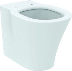 IDEAL STANDARD CONNECT AIR CLOSETPOT DIEPSPOEL PK MET AQUABLADE SPOELSYSTEEM 36X54.5CM IDEAL PLUS MET VERDEKTE BEVESTIGING WIT E0042MA