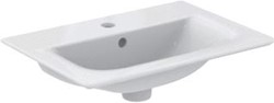 IDEAL STANDARD CONNECT AIR WASTAFEL 54 CM MET KRAANGAT EN OVERLOOP WIT IDEAL PLUS E0296MA