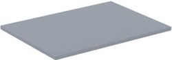 IDEAL STANDARD CONNECT AIR HOUTEN AFDEKBLAD 60CM GL LICHTGRIJS/MAT WIT E0848EQ