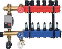 NATHAN SBK 4885 VLOERVERWARMING VERDELER 10 TOT 145 L/U 1 GROEP (ESSENT STADSVERWARMING ONDERAANSLUITING) 48850001