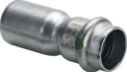 VIEGA SANPRESS INOX VERLOOPSTUK SC PERS 18X15MM 436223