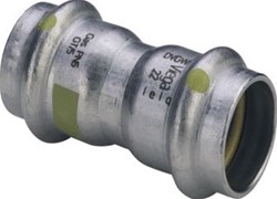 VIEGA SANPRESS INOX GAS SOK MET SC 15MM 2X PERS RVS 486969