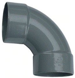 WAVIN WADAL PVC L-BOCHT 88 GRADEN GR 110 MOF/MOF BC 8807500022