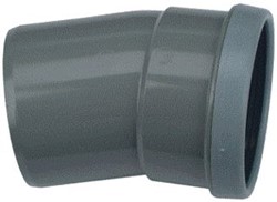 WAVIN WAFIX PVC M-BOCHT 15 GRADEN GR 110 SN8 MOF/SPIE BC 8807500352