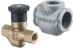 OVENTROP AQUASTROM K THERMISCHE KOUDWATERINREGELAFSLUITER DN 15 2X 1/2 BI 6 18 °C 4205904