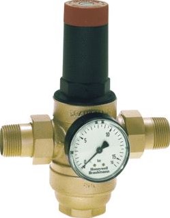 HONEYWELL Drukreduceerregelaar, 2 x 2" buitendraad, instelbereik 1,5 - 12 bar, max. 70°