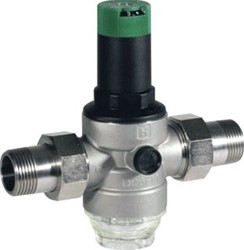 HONEYWELL HOME Drukreduceerregelaar, 2 x ¾" buitendraad,exclusief koppelingen. instelbereik 1,5 - 6 bar, max. 40°, RVS uitvoering D06FI-3/4E