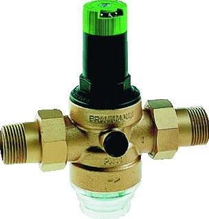HONEYWELL HOME Drukreduceerregelaar, zonder koppelingen ½", instelbereik 1,5 - 6 bar, max. 40° D06F-1/2E
