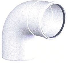COX GEELEN COXDENS ROOKGASAFVOERBOCHT 100MM 87Â° PPS WIT