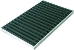 BETHERMA VLOERROOSTER 1200X460 BRONS ALUMINIUM VOOR CONVECTORPUT METRO R02-L