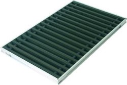 BETHERMA VLOERROOSTER 2000X280 BRONS ALUMINIUM VOOR CONVECTORPUT METRO R12-L