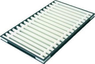BETHERMA VLOERROOSTER 3200X460 MET WIT ALUMINIUM VOOR CONVECTORPUT ...