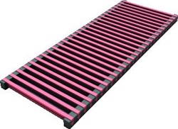 JAGA VENTILATORCONVECTOR CLIMA CANAL HOOGTE 10 LENGTE 144 BREEDTE 18 ALUMINIUM GELAKT CLCM.01014418/BNC